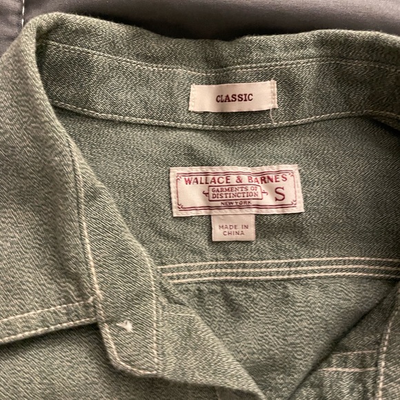 J Crew (Wallace and Barns collaboration) Green Buttondown - Picture 2 of 2